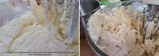 Creaming Butter & Best Dough Consistency for Spritz Cookies  © 2015 Impress!™ Bakeware