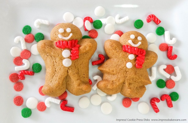 bw Gingerbread Spritz Cookie Boys & Girls cookie press spritz © 2017 Impress! Bakeware, LLC.jpg
